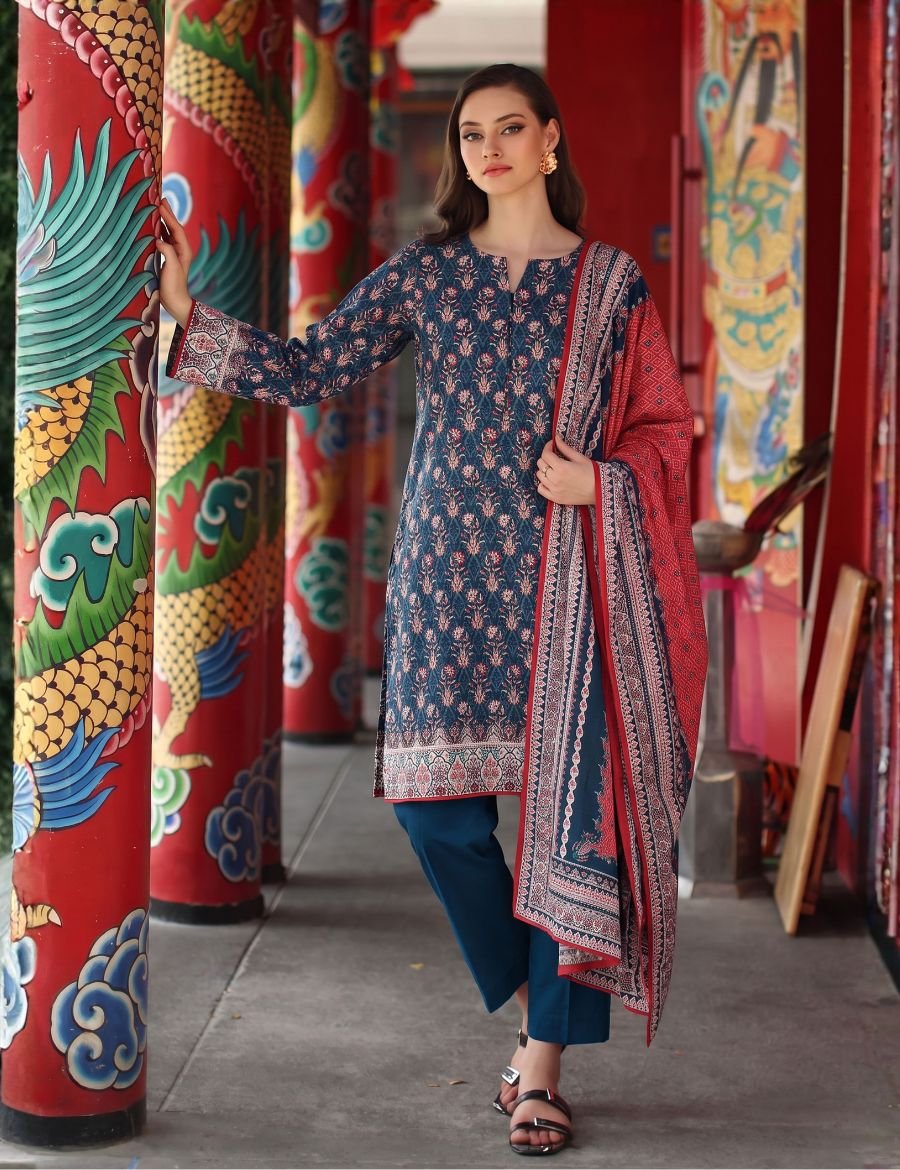 gul ahmed printed khaddar 3pc (3)